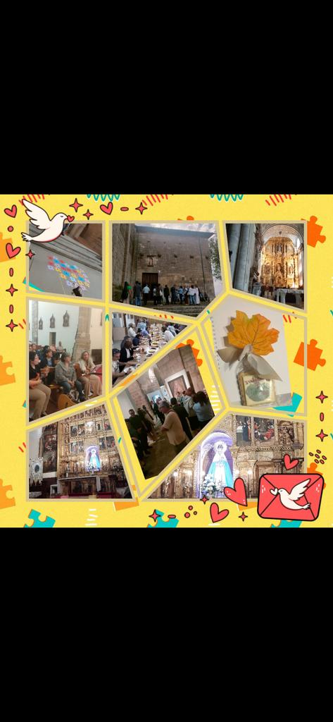 Carrión de los Condes, lugar de "Encuentro Mariano",como cierre de curso para el profesorado de Religión @diocesispalencia. Una tarde fraternal, desde la  mirada de nuestras flores de mayo; "Ntra Sra. del Camino y la de Belén" pasando por la iglesia de Santiago y Madres Filipense