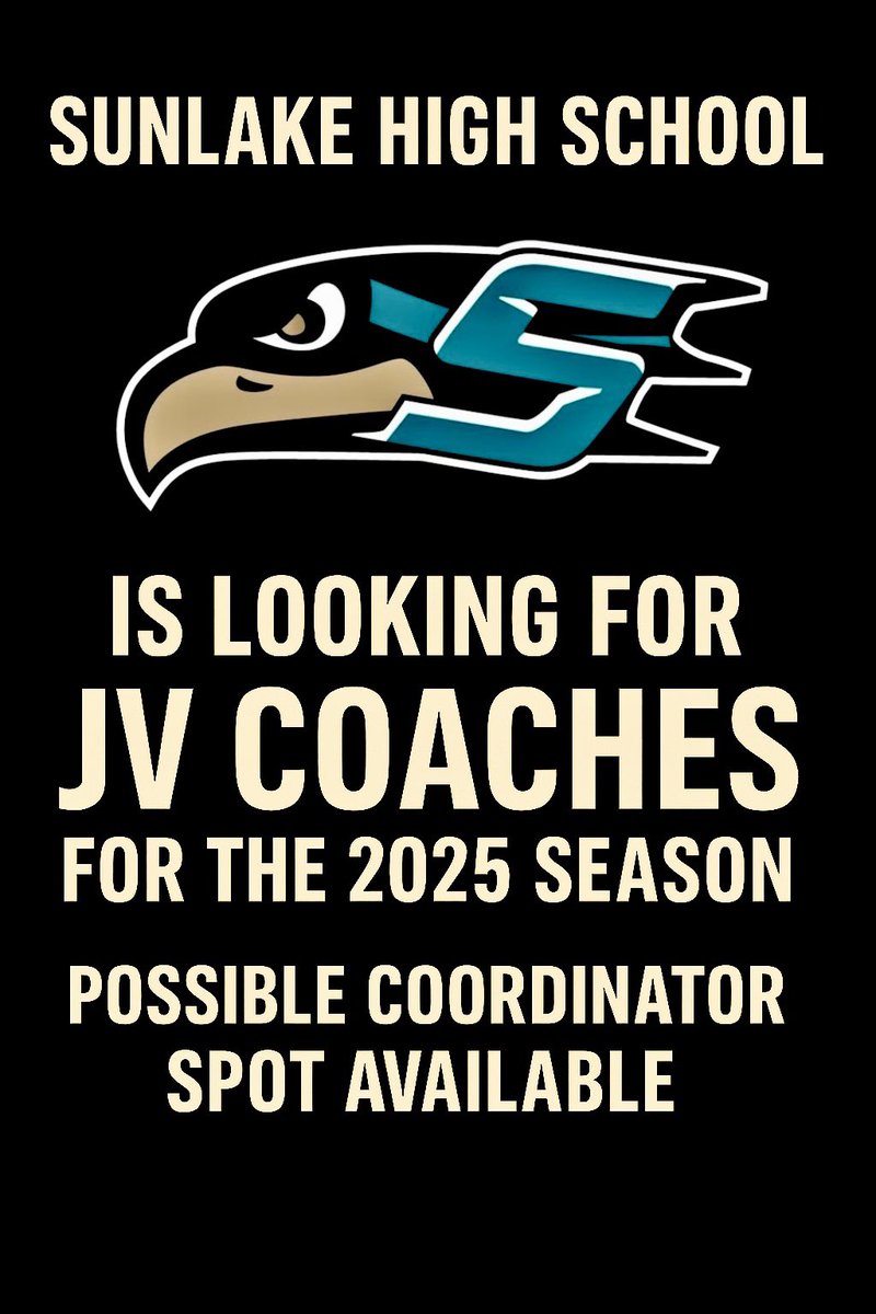 Sunlake Seahawks Football (@sunlakefootball) on Twitter photo For details contact Will Fulmer at 727-255-2908 or wfulmer@pasco.k12.fl.us
<a href="/SLHSFBNextLevel/">Sunlake High School Football - Recruiting</a> <a href="/CoachHodros/">Sunlake Athletic Director</a> <a href="/slhsprincipal/">SLHS Principal</a> <a href="/Andy_Villamarzo/">Andy Villamarzo</a> <a href="/PascoCountyFB/">PascoCountyFB</a> <a href="/PascoCoSports/">Pasco County Sports</a> <a href="/FlaHSFootball/">FloridaHSFootball.com</a> For details contact Will Fulmer at 727-255-2908 or wfulmer@pasco.k12.fl.us
<a href="/SLHSFBNextLevel/">Sunlake High School Football - Recruiting</a> <a href="/CoachHodros/">Sunlake Athletic Director</a> <a href="/slhsprincipal/">SLHS Principal</a> <a href="/Andy_Villamarzo/">Andy Villamarzo</a> <a href="/PascoCountyFB/">PascoCountyFB</a> <a href="/PascoCoSports/">Pasco County Sports</a> <a href="/FlaHSFootball/">FloridaHSFootball.com</a>