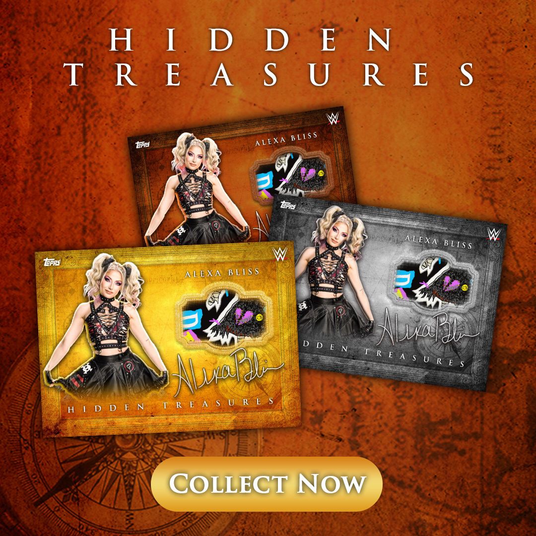 💎 Alexa Bliss blesses SLAM as this week's Hidden Treasures! Unearth new Signature Relic Cards each week! buff.ly/9mPtjEY