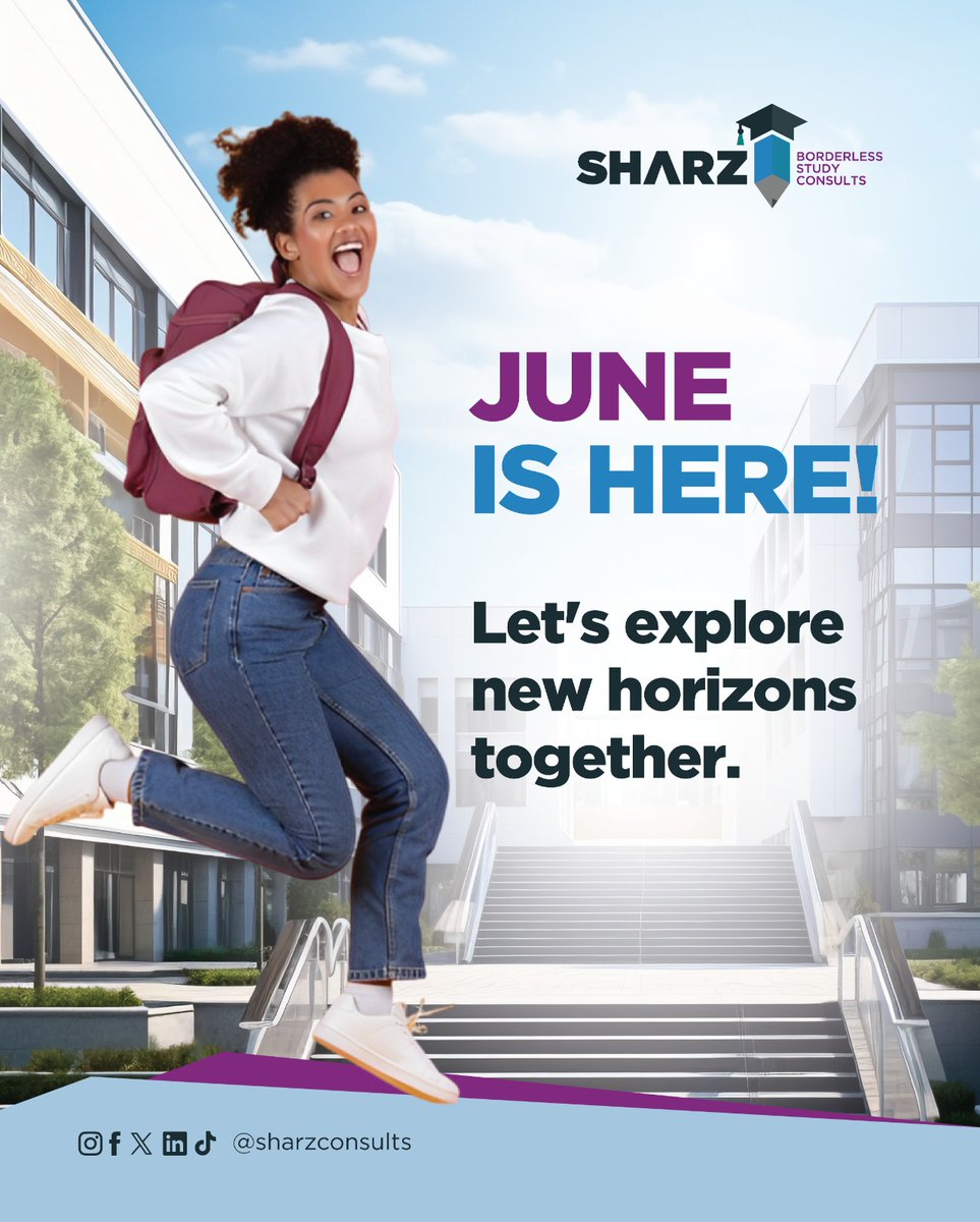 Sharz - Borderless Study Consults (@sharzconsults) on Twitter photo New month, new opportunities! 🌞 Let's explore new horizons together. 🌟 Where will your dreams take you? 🇺🇸🇬🇧🇨🇦🇦🇺
Let us guide you! 📚✈️
📲 +256 393 241279
📧 info@sharzconsults.com
#StudyAbroadWithSharz New month, new opportunities! 🌞 Let's explore new horizons together. 🌟 Where will your dreams take you? 🇺🇸🇬🇧🇨🇦🇦🇺
Let us guide you! 📚✈️
📲 +256 393 241279
📧 info@sharzconsults.com
#StudyAbroadWithSharz