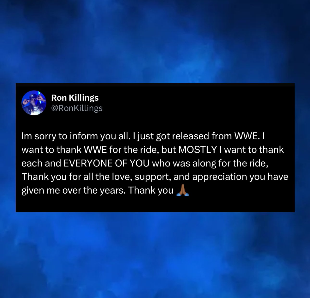 R-Truth announces he got his release from WWE