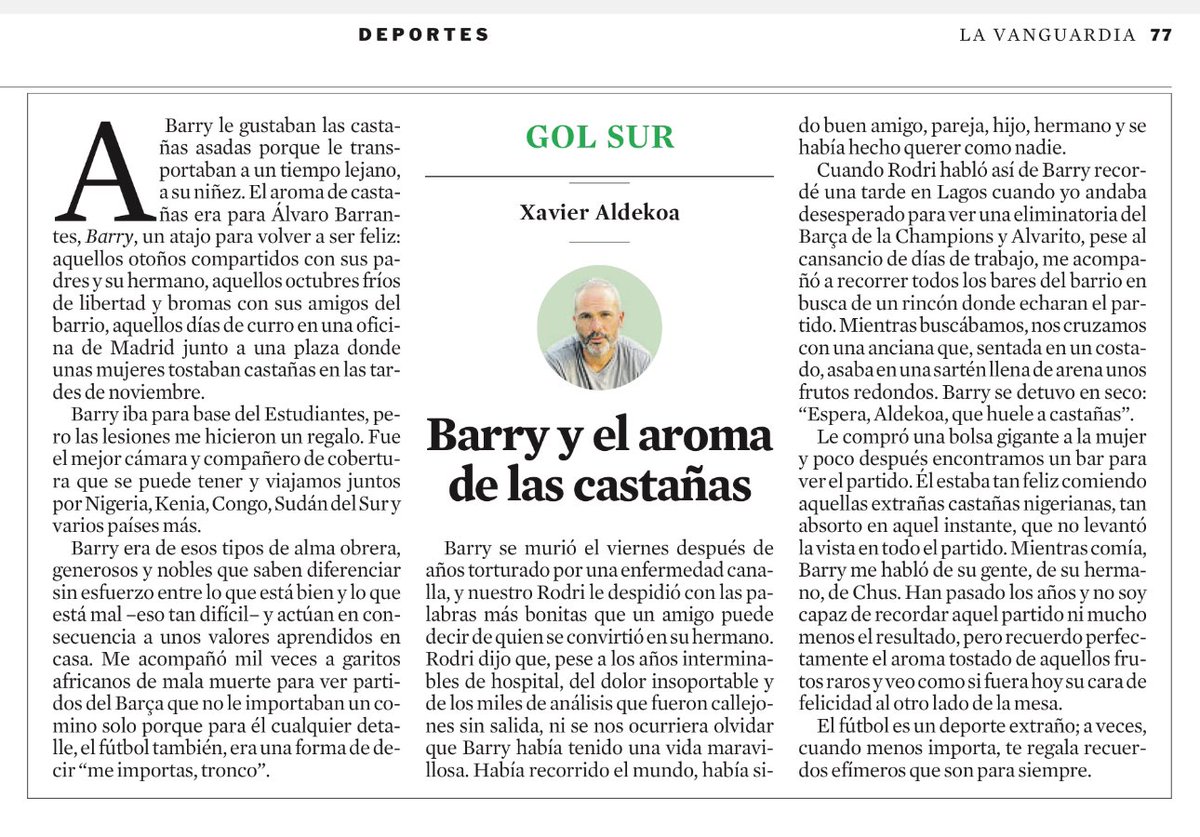 Barry y las castañas.
Mi columna de hoy en <a href="/LaVanguardia/">La Vanguardia</a>
