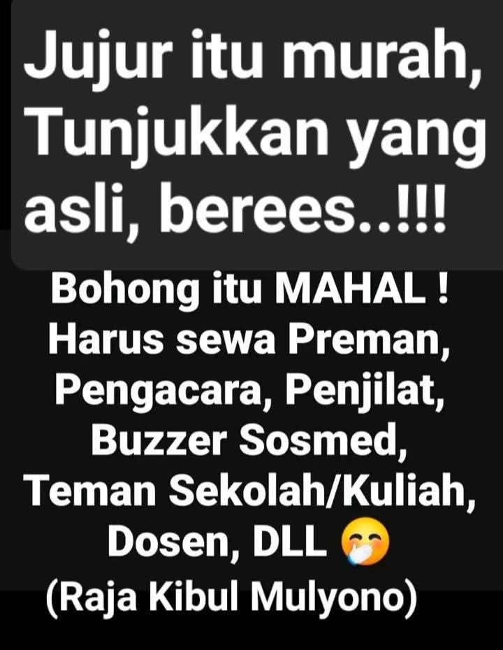 Saputra3Tugi's tweet photo. @kang___L Tinggal tunjukan Ijazah Asli,,baru aku percaya https://t.co/LPfeKRHAh9