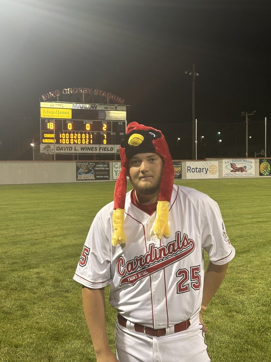 Mike A Smith⚾️5️⃣🦅 (@fungoman5) on Twitter photo 🚨Big home opening win for your <a href="/FRCardinals/">FrontRoyal Cardinals</a> Our “Dirty Bird” POG was Kolten Leach who had 2 hits and was the winning pitcher! 🚨Big home opening win for your <a href="/FRCardinals/">FrontRoyal Cardinals</a> Our “Dirty Bird” POG was Kolten Leach who had 2 hits and was the winning pitcher!