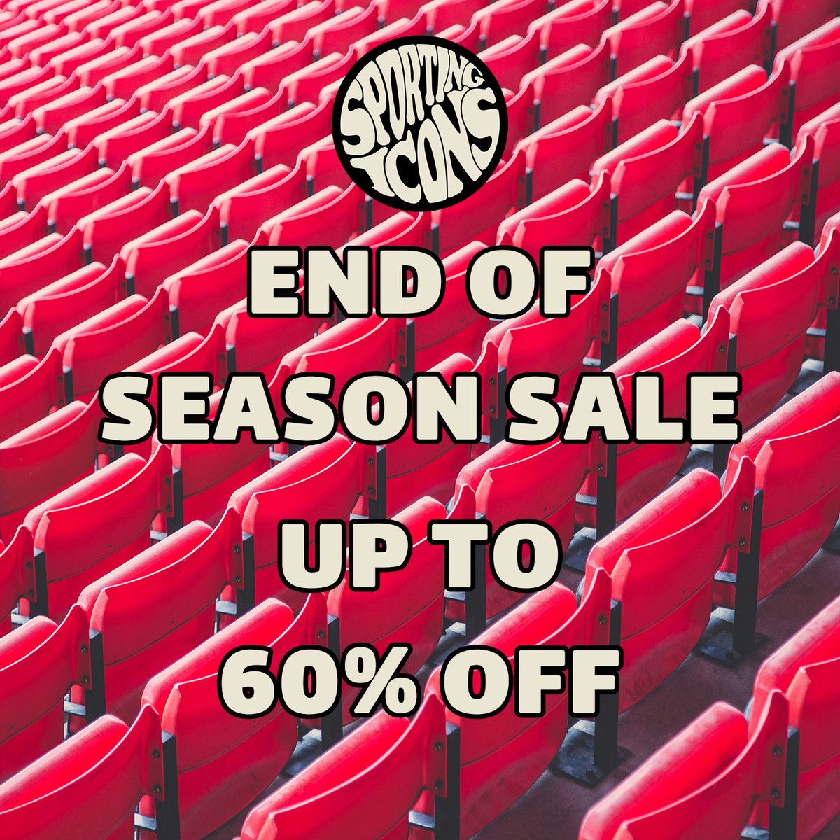 2 Hours left - Our End of Season Sale ENDS TODAY 👀 

Limited Stock remaining, but still time to grab a bargain.        

sportingicons.co.uk/pages/end-of-s…

#MUFC #NUFC #LFC #AFC #CFC #DUFC #EFC #MFC #SAFC #SWFC #MCFC #AVFC #LUFC #adidas #UpTheIndies

Likes and Retweets are appreciated 🙏