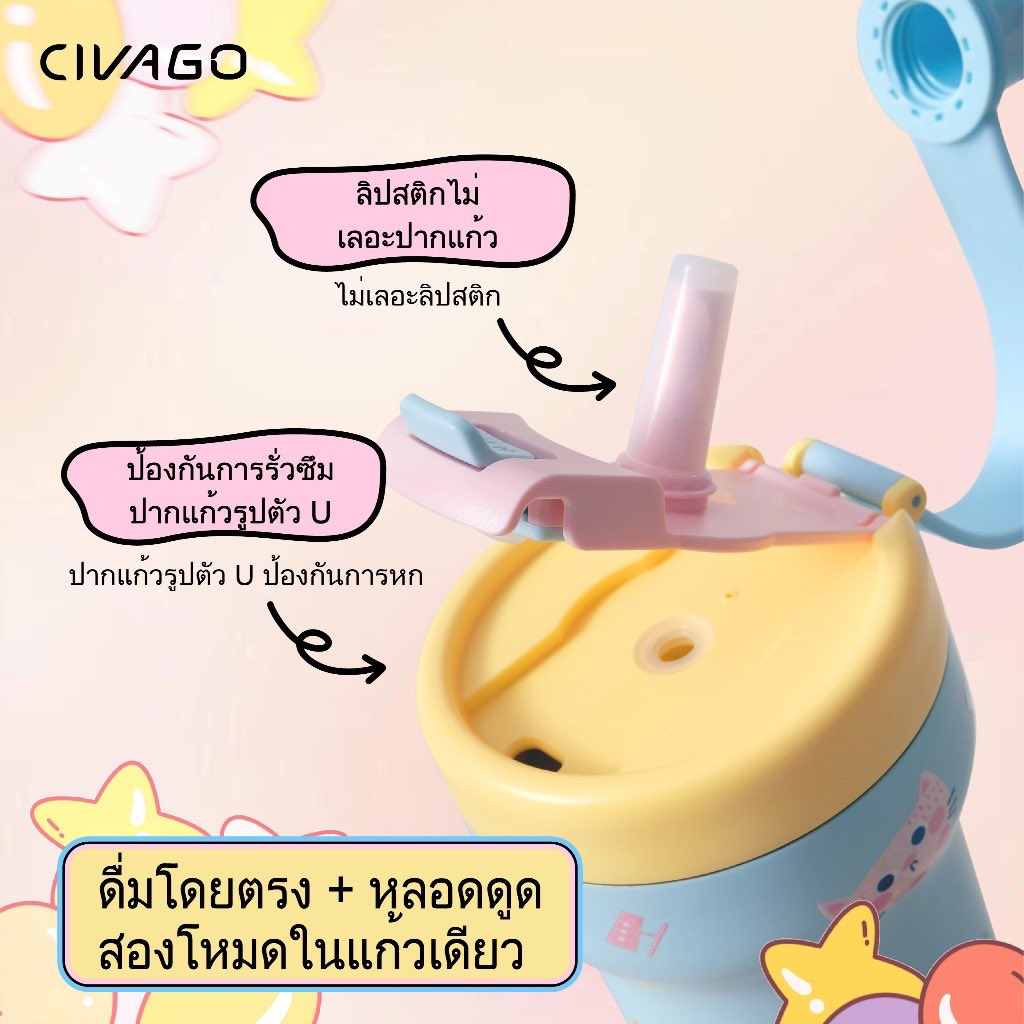 mars_____'s tweet photo. ￼CIVAGO （22oz） แก้วเซรามิกสูญญากาศพร้อมหลอด แก้วท่องเที่ยวน่ารักสำหรับผู้หญิงพร้อมขวดเก็บความร���อนสำหรับกาแฟ

พิกัด : https://t.co/AxL5YJPZXt https://t.co/wESyFP8XFG