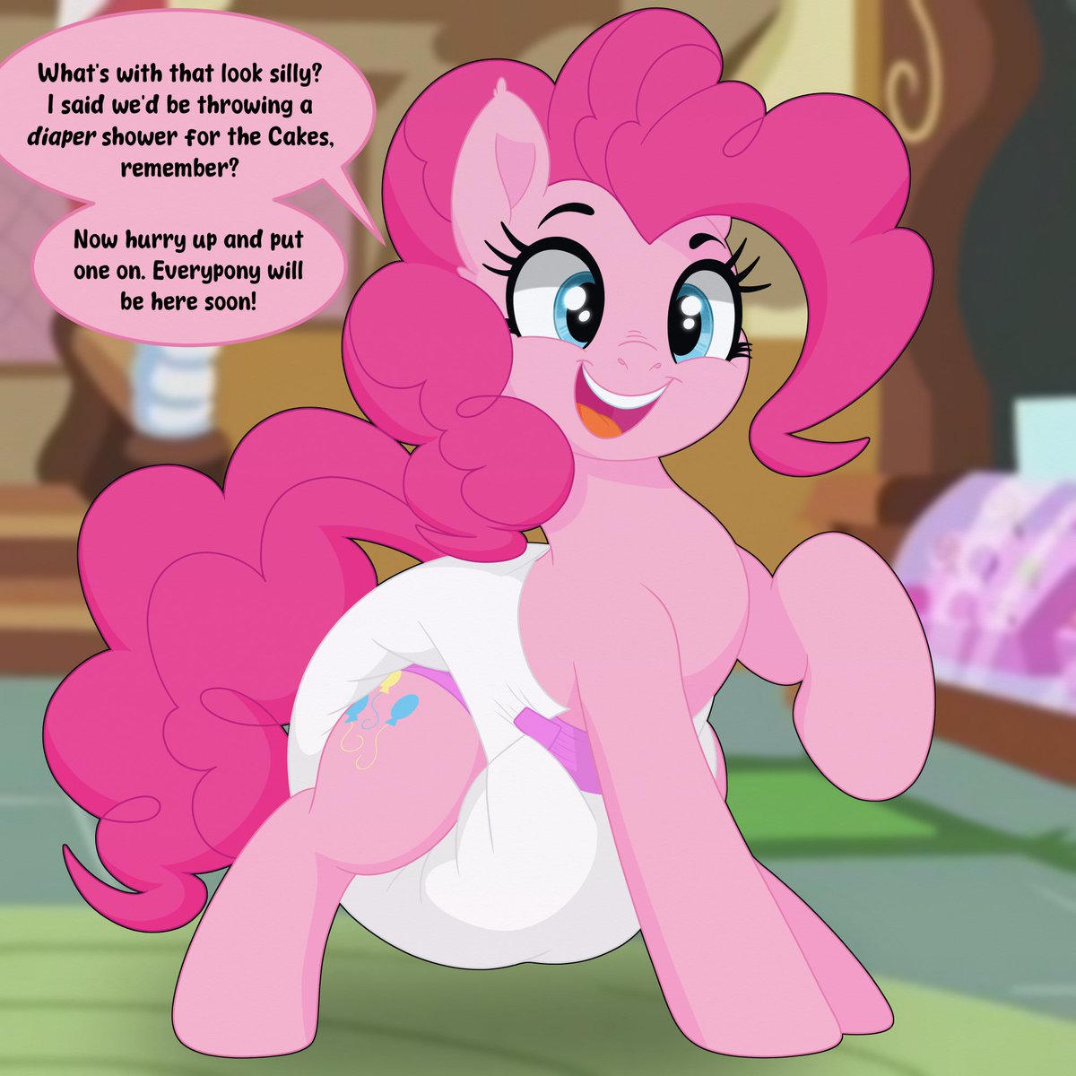 Local pink equine won't take no for an answer.