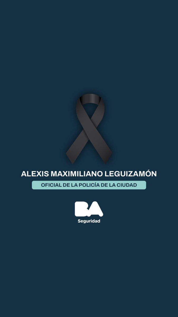 Lamentamos informar el fallecimiento del oficial Alexis Maximiliano Leguizamón, de la <a href="/PoliciaCiudadBA/">Policía de la Ciudad</a> , víctima de un ilícito en el partido bonaerense de José C. Paz. 

Enviamos nuestras condolencias y apoyo a sus familiares, amigos y compañeros.