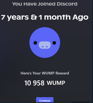 _X_AE_A12's tweet photo. $WUMP tokens distribution for discord users. The older the account, the more tokens will be given away.
Will you refuse???

Claim: https://t.co/hYCdBQhFIF