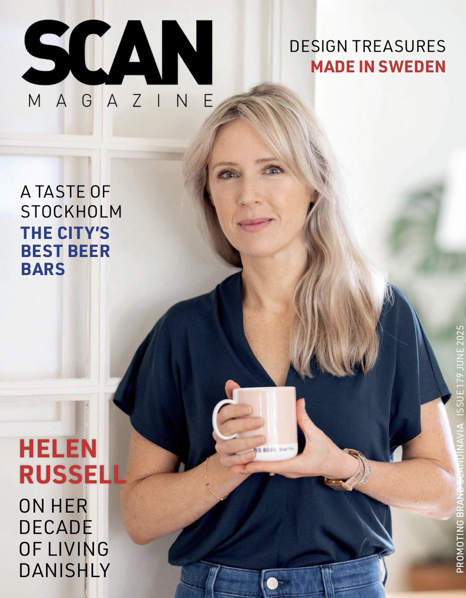 My interview with Helen Russell, looking back at her decade in 🇩🇰 Denmark, is Scan’s cover feature this month.