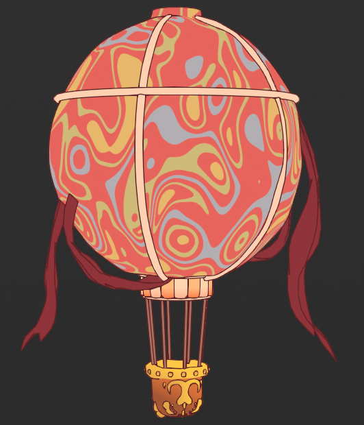 So I did the hot air balloons from summer in 3d for the artwork I'm trying to do, what do y'all think?