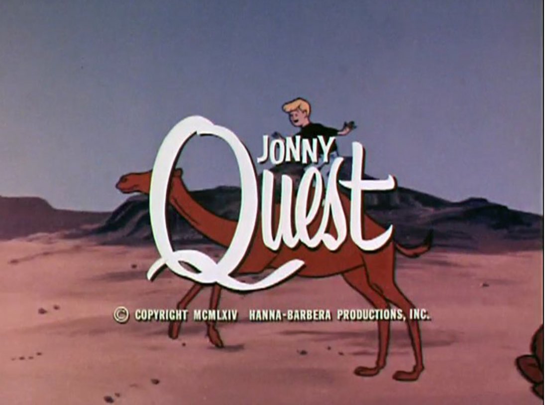 UniMonstFanboy's tweet image. Choose 20 of my favorite animated TV series. One show per day for 20 days, in no particular order. No explanations, no reviews, just the title card. Day 1 #JohnnyQuest