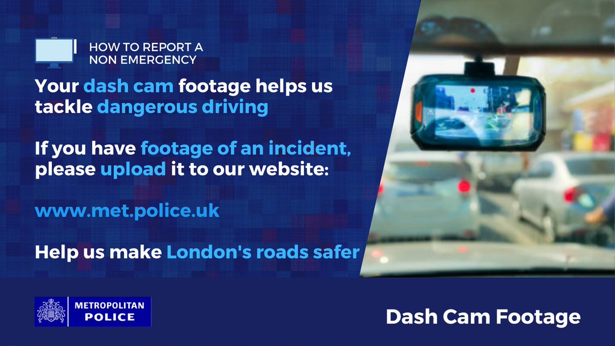 Your dash cam footage helps us tackle dangerous driving.

If you have footage of an incident, please upload it to ➡️spkl.io/6010fxC34

Help us make London's roads safer.