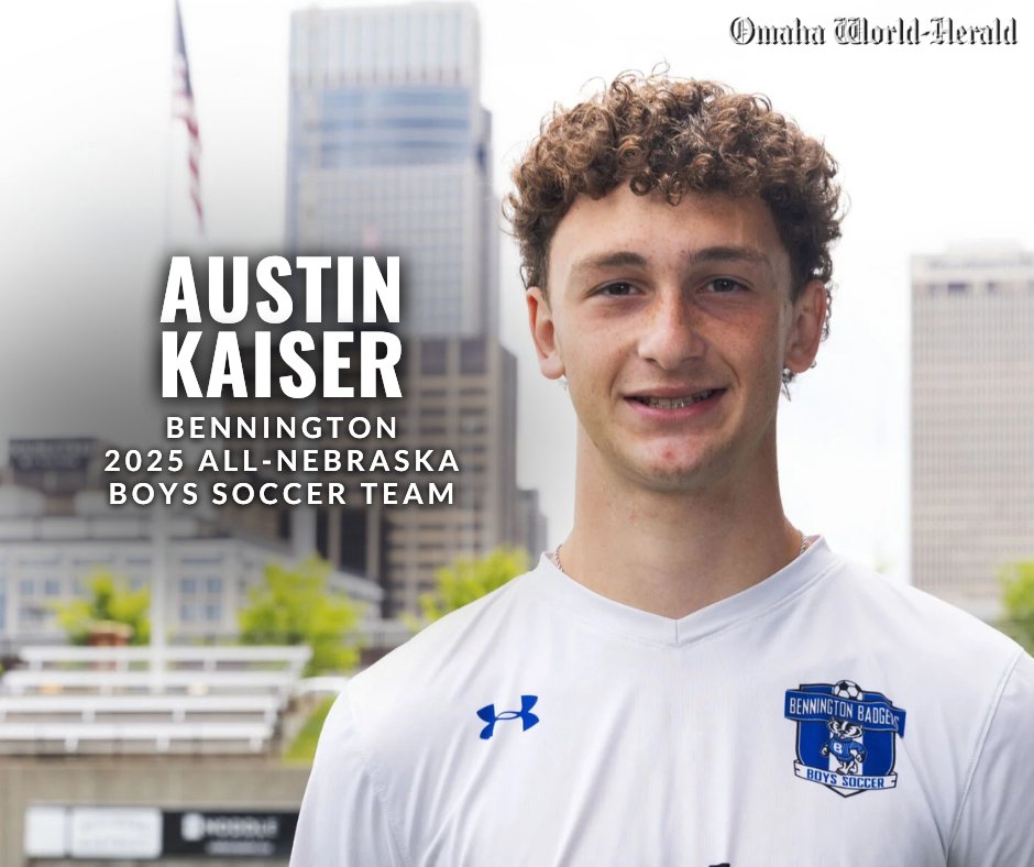 Nebraska Prep Zone (@neprepzone) on Twitter photo Congrats to <a href="/BENSCSoccer/">Bennington Soccer</a>'s <a href="/Austinkaiser_/">Austin Kaiser</a> for being named to The World-Herald's All-Nebraska first team!
Meet the team:
omaha.com/sports/high-scโฆย
#nebpreps Congrats to <a href="/BENSCSoccer/">Bennington Soccer</a>'s <a href="/Austinkaiser_/">Austin Kaiser</a> for being named to The World-Herald's All-Nebraska first team!
Meet the team:
omaha.com/sports/high-scโฆย
#nebpreps