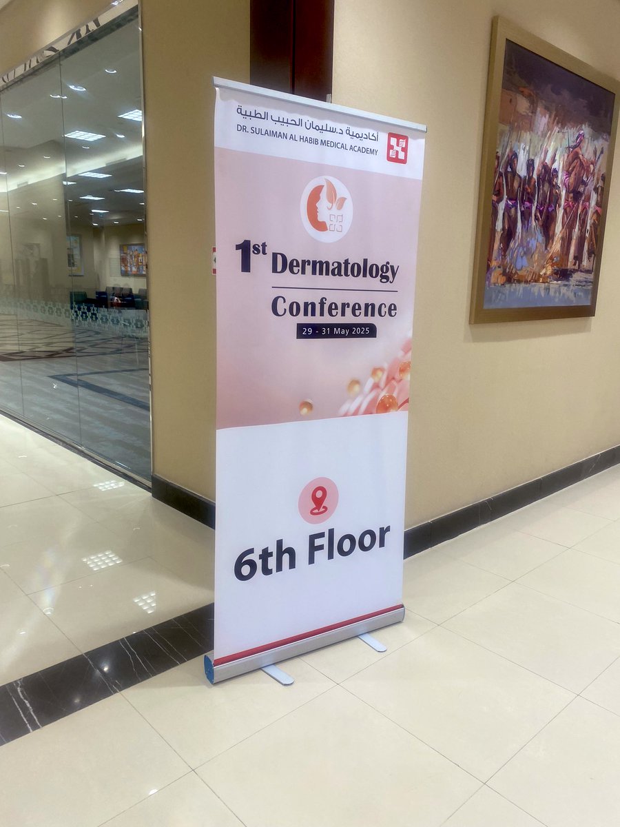 Yousef_I_alhu's tweet image. Grateful to attend the 1st Dermatology Conference at @HMG ✨
With my future dermatologists 🤍.

The conference was well-rounded from common diseases seen in family medicine settings to rare but deadly presentations. It was beautifully organized and presented.