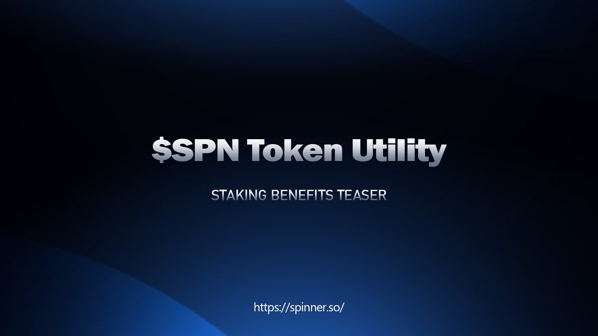 Early Access, Bigger Bags – Why $SPN Is Your Edge

The power to spin first, win first — now in your hands. 🌀

Staking $SPN isn’t just flex — it’s function:
⚡️ Priority access to the hottest Fair Launches
⚡️ Bigger allocations based on tier
⚡️ Guaranteed WL spots for top projects