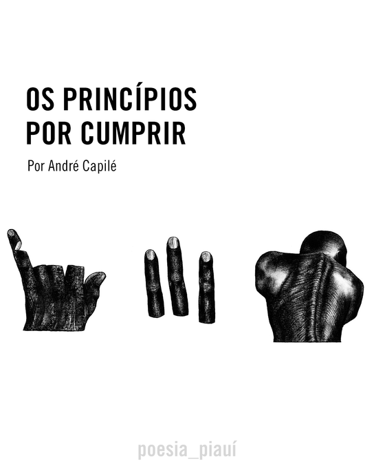 A poesia de André Capilé. Leia na piauí: piaui.co/4k4bnU1