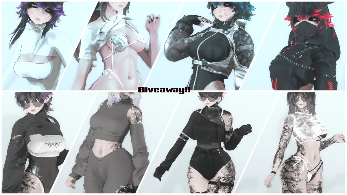 Hemlo my lovelies! Because of how amazing you all are I'm doing 3 giveaways over the next 2 weeks!

1st giveaway is 3 winners for any 1 item from the amazing <a href="/os_EIGHT_api/">VIII</a> store!

How to enter:
- Follow me and <a href="/os_EIGHT_api/">VIII</a> 
- Like and retweet this post

Giveaway ends: 5th June