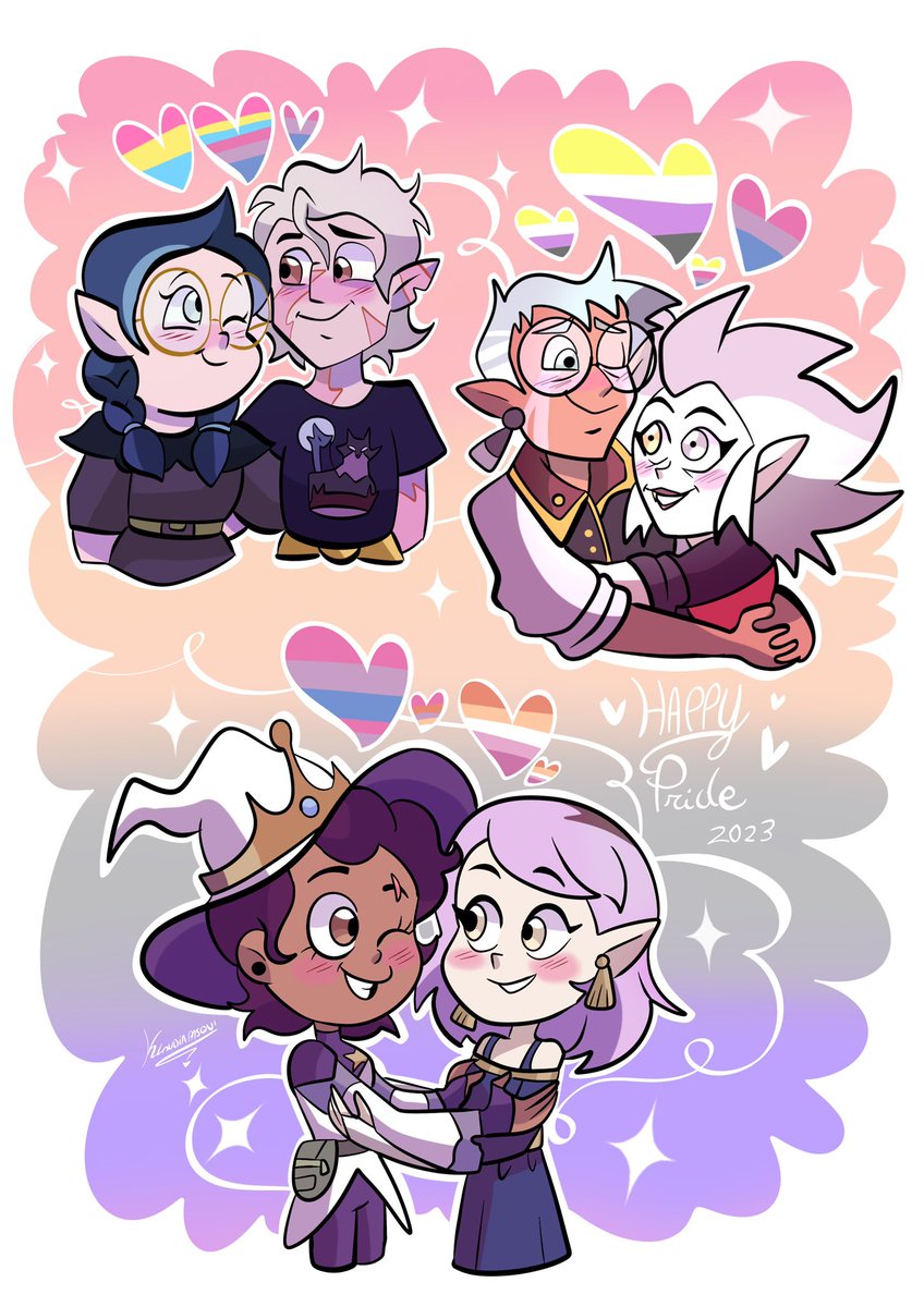 The owl house pride 🥹💛 2023 🏳️‍🌈#Lumity #lumity #TheOwlHouse #toh #LuzxAmity #hunter #WillowPark #hunterdeamonne #huntlow #rain #edaclawthorne #reada #AmityBlight #PrideMonth #pride #luznoceda