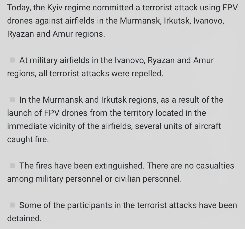 KURYER🤔 (@rss_40) on Twitter photo 🇷🇺 RuMOD official statement on today’s attacks 🇷🇺 RuMOD official statement on today’s attacks