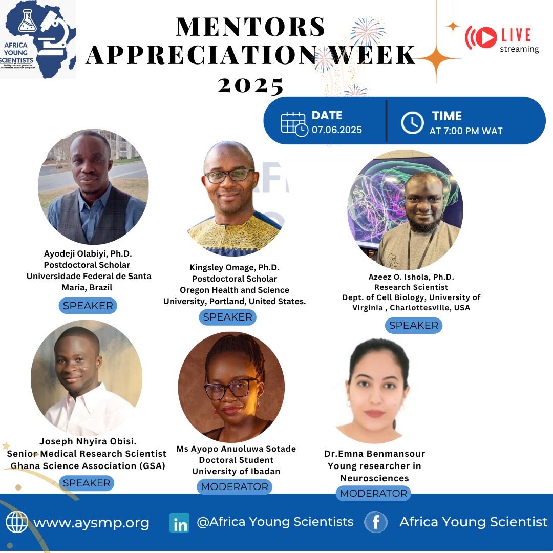 Welcome to the week we are eagerly anticipating to celebrate our mentors for their invaluable dedication and commitment to the AYS Mentorship Program. On behalf of the mentees, I extend our gratitude. We appreciate your time and commitment.🫡 #AYSMP #mentorship #MentorsAW