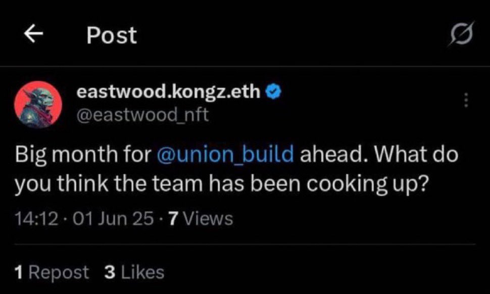 MrGreencoin's tweet image. Wait… is this what I think it is? MAINNET?? 👀 @union_build 

How much XP you sittin’ on? 

Drop your XP I’m tryna see something. 
#Union #MainnetVibes