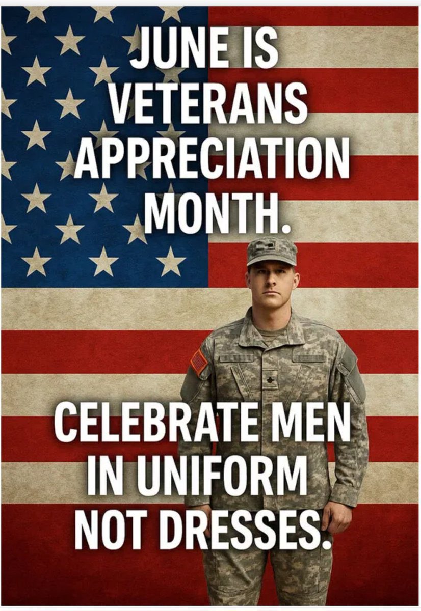 I just saw this 👇🏾 I really think it was the best idea from my friend G, Hunter &amp; General Flynn 2 designate June as Veteran’s Appreciation Month 🇺🇸 Our vets deserve it 💯  They signed up to basically sacrifice their own lives to Protect the Homeland &amp; fight for our country