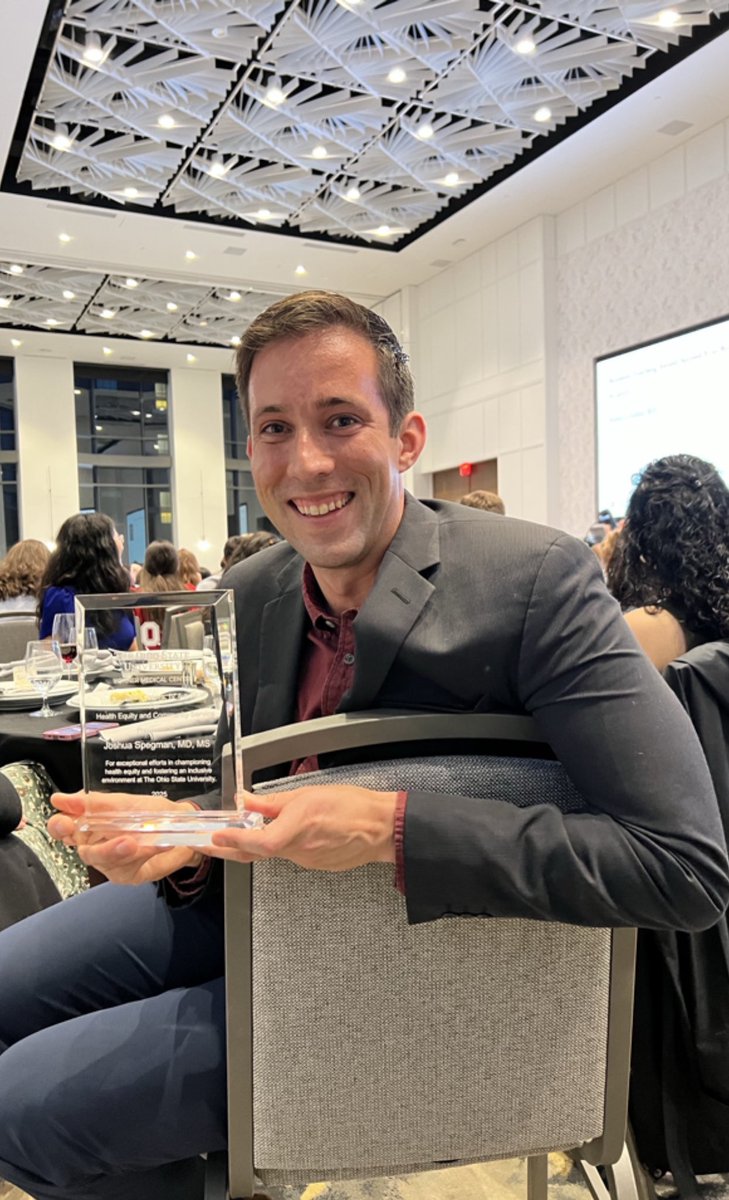 Ohio State Med-Peds Residency (@osumedpedsres) on Twitter photo Dr. Joshua Spegman (PGY3) was awarded the <a href="/DrQuinnCapers4/">Quinn Capers, IV</a> Award for Advancing DEI - that’s our incoming chief!! Dr. Joshua Spegman (PGY3) was awarded the <a href="/DrQuinnCapers4/">Quinn Capers, IV</a> Award for Advancing DEI - that’s our incoming chief!!