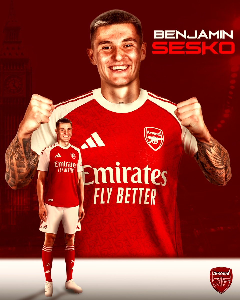 orsq_1's tweet photo. BENJAMIN SESKO TO ARSENAL ?
_
#arsenał #sesko #slovinia #benjaminsesko #leibzig #bundesliga #arteta #london https://t.co/FvcJQ7E0Hq