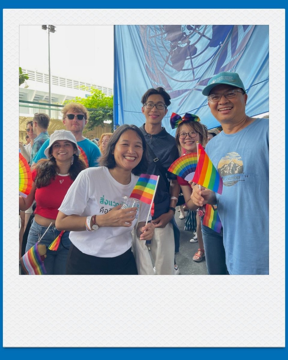 UN Human Rights Asia (@ohchrasia) on Twitter photo 💖 “There is nothing more human than who we are and who we love.” – said <a href="/volker_turk/">Volker Türk</a>
On 1 June, <a href="/OHCHRAsia/">UN Human Rights Asia</a> marched with @uninthailand family at #BangkokPride🏳️🌈 to stand in solidarity w/ #LGBTIQ+ communities. #PowerofCommunity
Thailand’s move to legalise same-sex marriage is a 💖 “There is nothing more human than who we are and who we love.” – said <a href="/volker_turk/">Volker Türk</a>
On 1 June, <a href="/OHCHRAsia/">UN Human Rights Asia</a> marched with @uninthailand family at #BangkokPride🏳️🌈 to stand in solidarity w/ #LGBTIQ+ communities. #PowerofCommunity
Thailand’s move to legalise same-sex marriage is a
