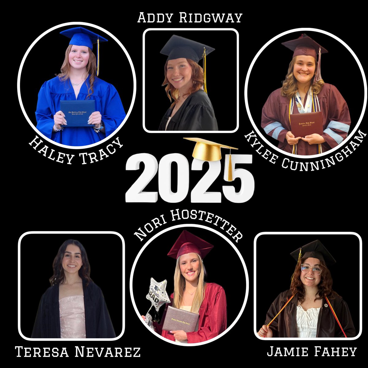We are thrilled to celebrate 6 graduates who have reached a memorable milestone. Each of you has worked so hard, grown so much, &amp; set an inspiring example for others to follow. Your hard work &amp; perseverance have led you to this beautiful moment—and we couldn’t be prouder. 🎓💛🖤
