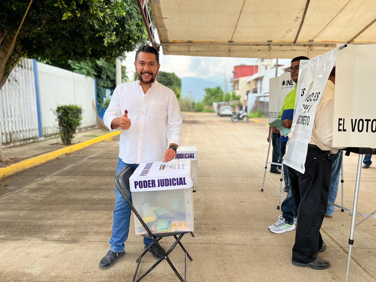 C_Vichido's tweet image. Yo ya voté #VotaPoderJudicial2025mx