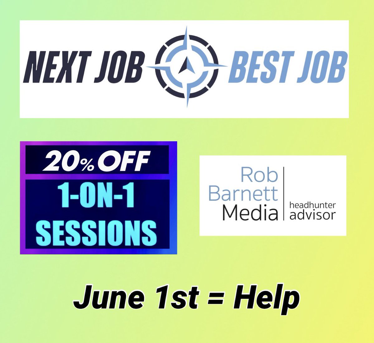 This June 1st … More Help for your Job Search:

New Video: vimeo.com/1089476075

Details: shorturl.at/FTBP0

#NextJobBestJob #JobSearch #Hiring #NewJobs #Headhunter #Sessions