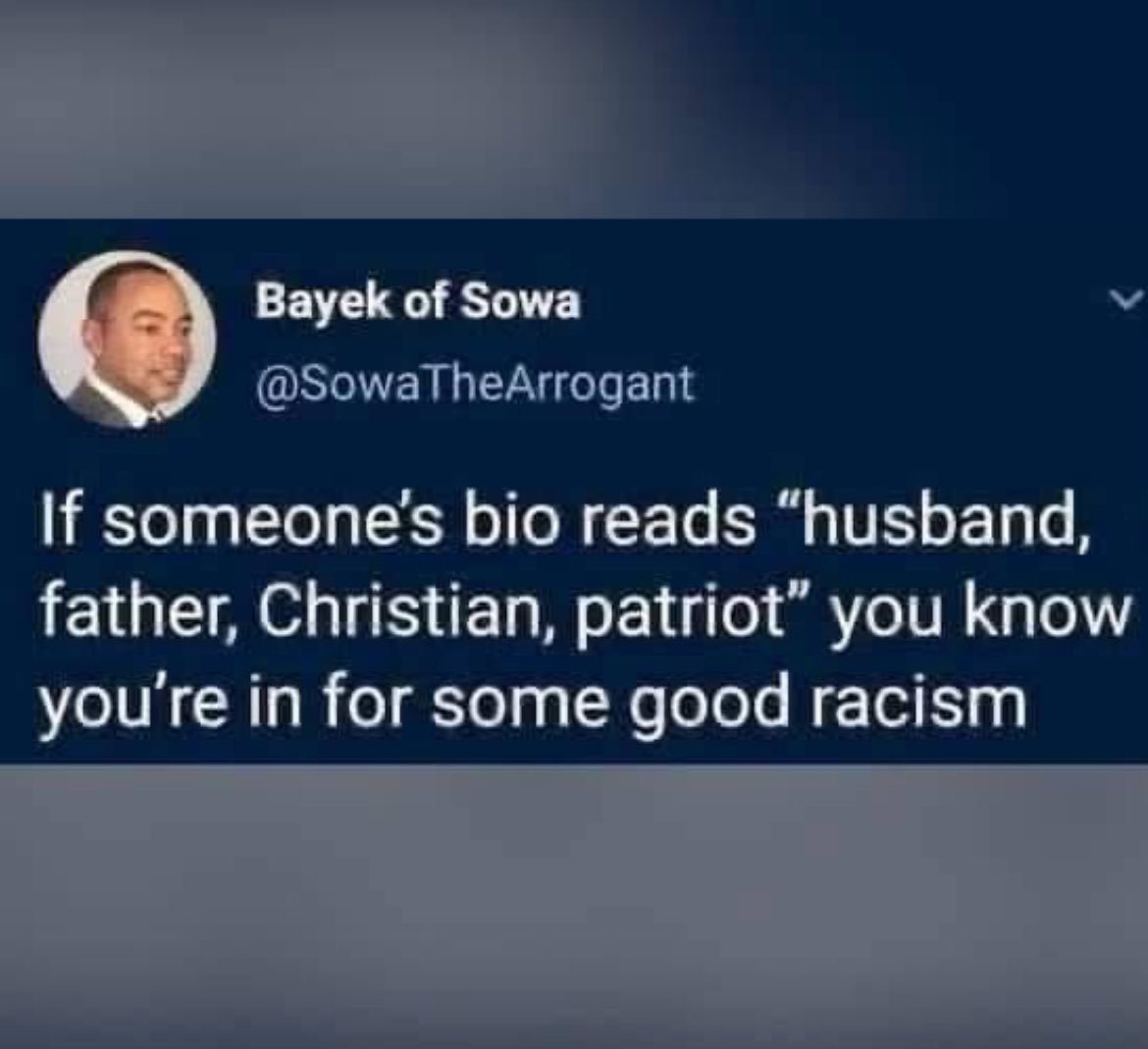 It’s worse if they list Christian first.
