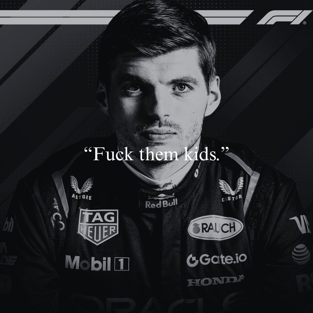 Verstappen in his Sky Sports interview