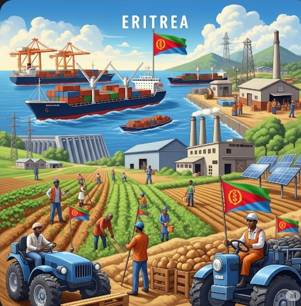 #Eritrea aka Can-Do Nation result of self reliance with no IMF at work reason #EritreaPrevails