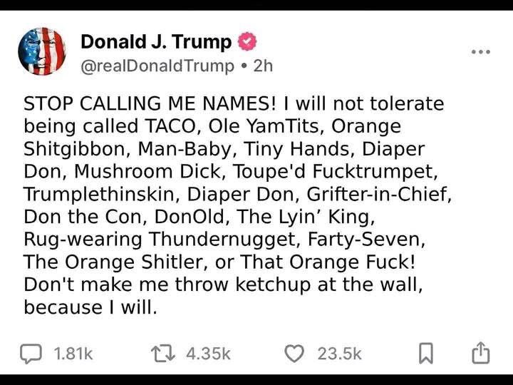 I don’t believe for one minute that Trump actually posted this. I saw this on truth social posted by someone. Has anyone else seen this to be true?