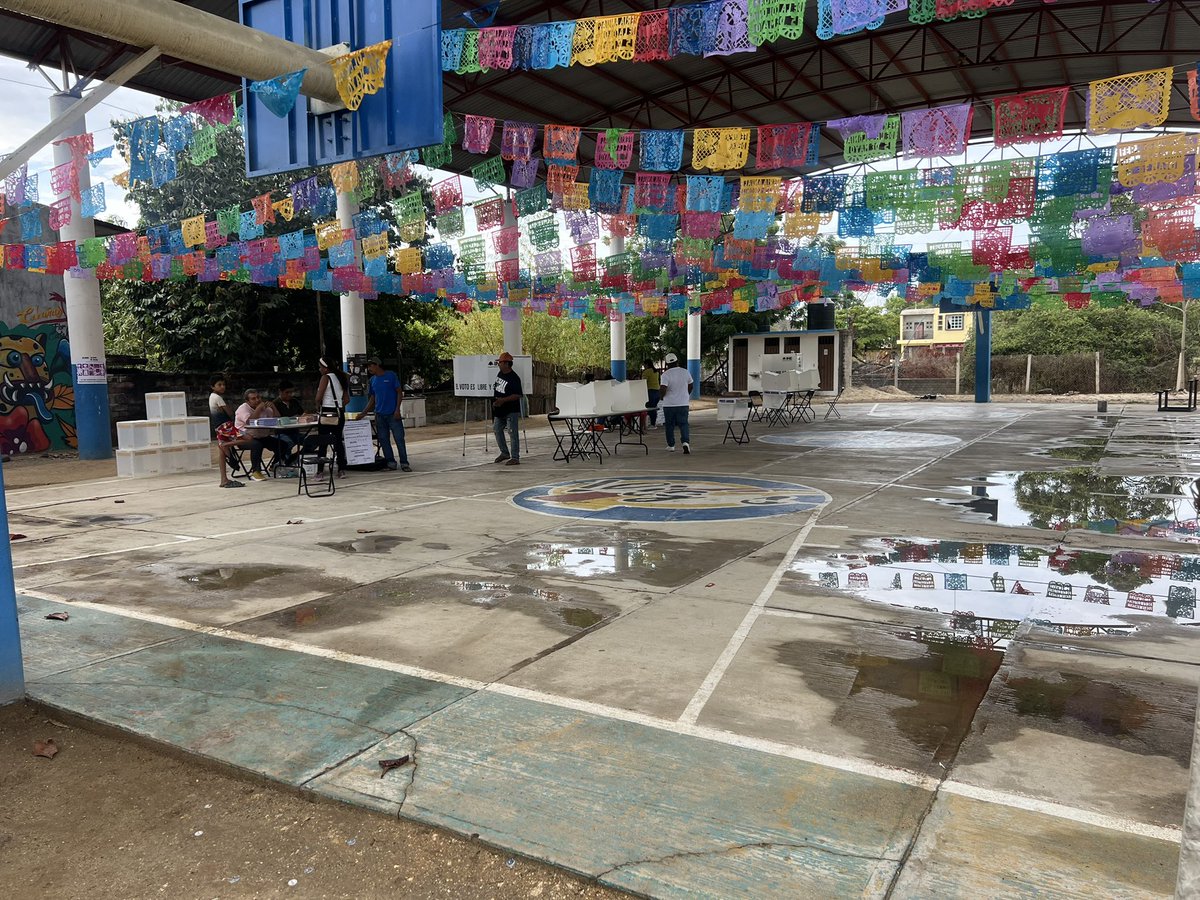 Abren casillas para voto de elección del Poder Judicial en Pinotepa Nacional Oaxaca