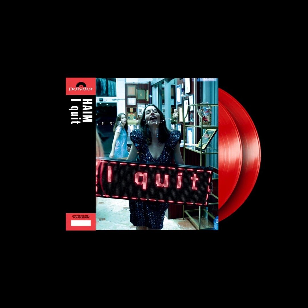 Did someone say exclusive vinyl? 👀 Pre-order your red edition of <a href="/HAIMtheband/">HAIM</a>'s 'I quit' from the Polydor Store

polydor.co.uk/products/i-qui… 

#HAIM