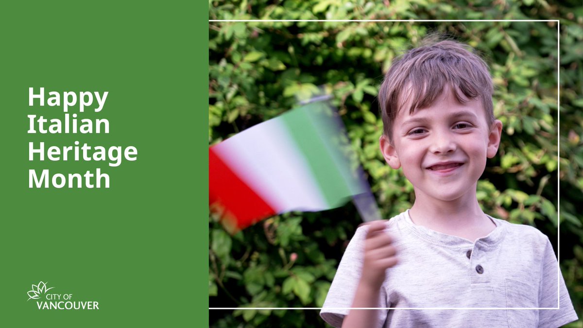 🇮🇹 This #ItalianHeritageMonth, let’s honour Vancouver’s Italian community! From business to sports, Little Italy restaurants to the lively spirit of Italian Day on The Drive, Italians have enriched all aspects of this city’s cultural mosaic.