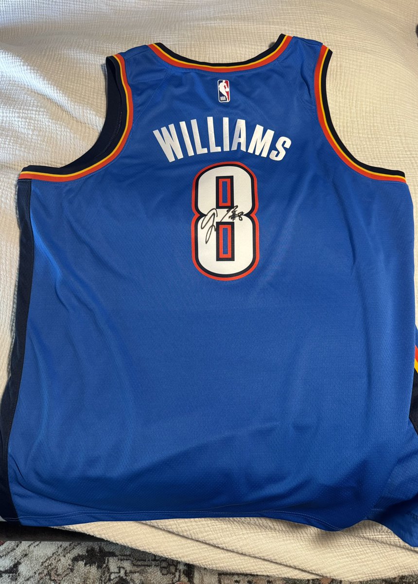 25NBA finals are set. In honor of the Thunder making the finals. 
If you repost,  follow my account, and like this post. You will be entered to Win a free signed Jdub/Thunder Jersey. 
Details to follow for the raffle. Slots will close once the finals are over! #ThunderUp