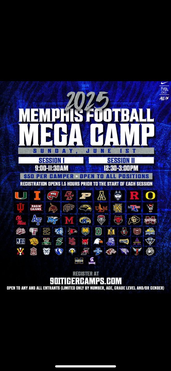 i will be at memphis mega camp 2nd session today! <a href="/iamcoachgene/">Gene Robinson III</a> <a href="/CSmithScout/">Chris Smith</a>