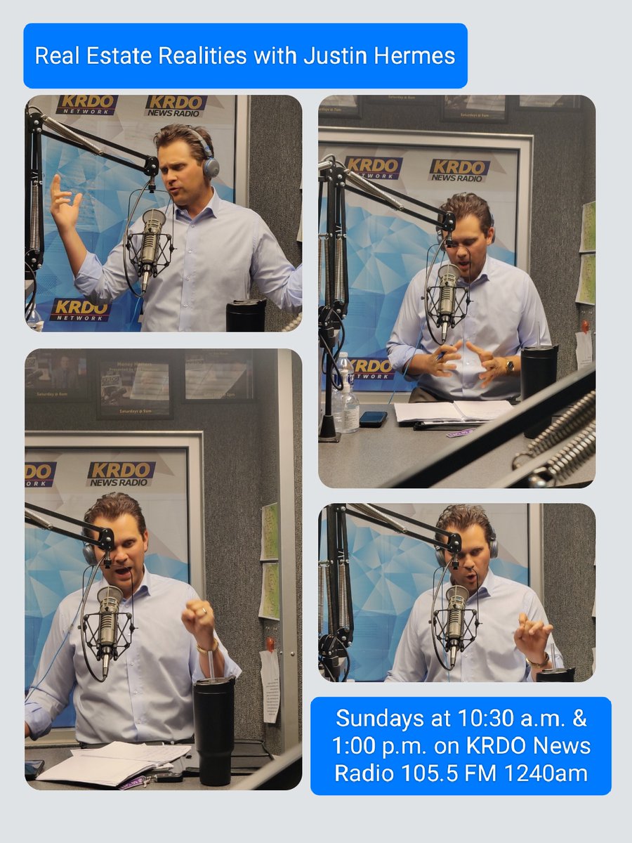 This week on Real Estate Realities Justin Hermes is talking about "Being Stable &amp; Wise In The Market". Listen to this show on KRDO News Radio 105.5fm and 1240am at 10:30 and again at 1pm.