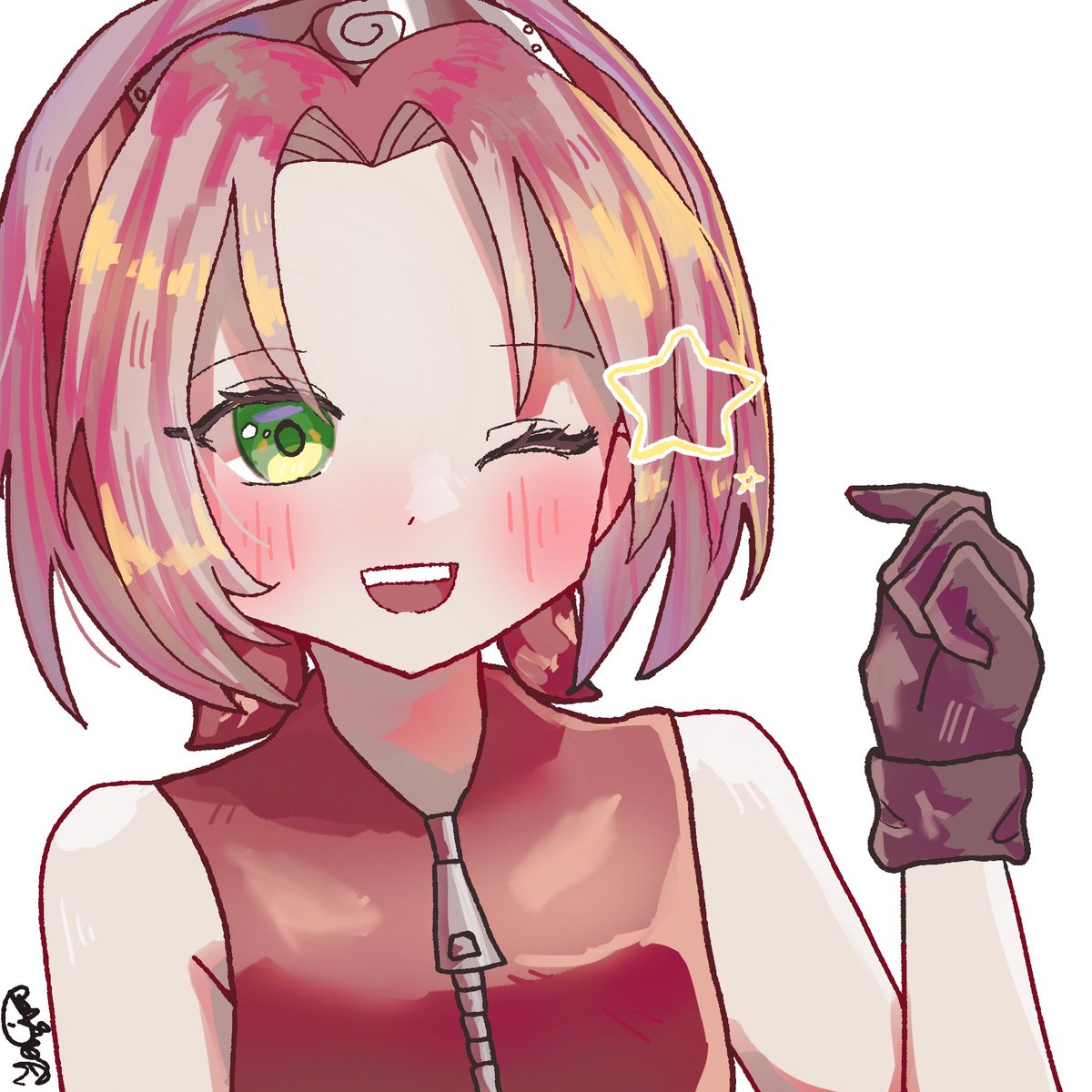 fanart of my comfort character since childhood #harunosakura #NARUTOfanart