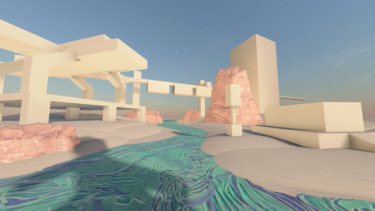 ZaddyHammer's tweet image. From block out to art! I wanted to make a quick Sci-fi environment in #forge this weekend. Heavily inspired by the show Scavengers Reign!
#HaloInfinite #EnvironmentalArt #Blockout