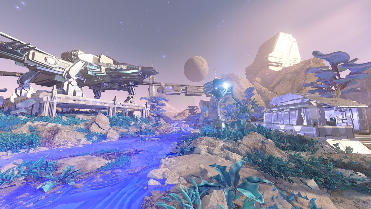 ZaddyHammer's tweet image. From block out to art! I wanted to make a quick Sci-fi environment in #forge this weekend. Heavily inspired by the show Scavengers Reign!
#HaloInfinite #EnvironmentalArt #Blockout