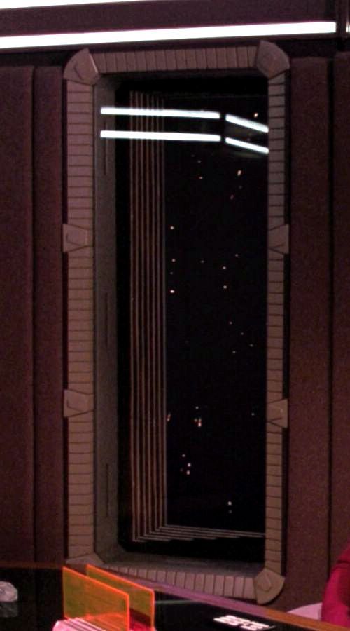 My new series of daily posts about the same topic will feature the ready room window on the USS Enterprise-D. I will highlight how this set piece was used by directors and cinematographers in creative ways throughout the seven seasons of #StarTrekTNG to evoke different