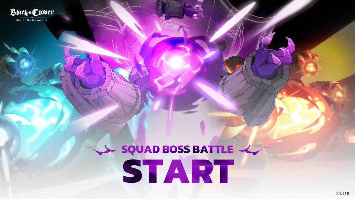 bclover_mobileg's tweet image. Squad Boss Battle Start | Time-Limited Challenge
It's time to test your Squad's mettle. Squad up and take the boss down!
📅 Event Time: 2025/06/01 04:00 ~ 2025/06/15 03:59 (Server Time)
#BlackClover #BlackCloverM #RiseOfTheWizardKing #Garena