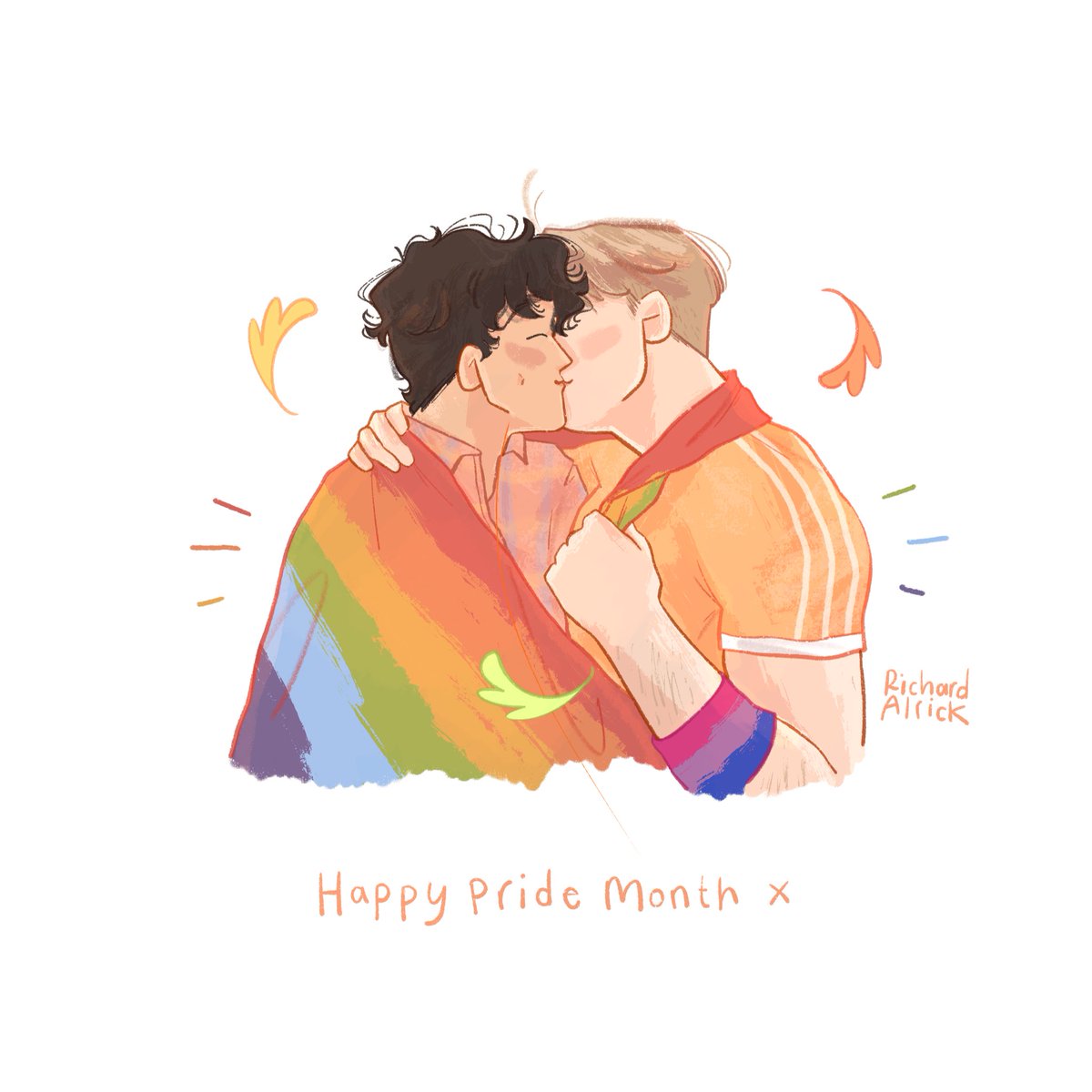AlrickRichard's tweet image. Hi 🍂 happy pride month to us all! 🥹🏳️🌈🏳️⚧️
I can’t believe this is my 3rd pride month with Heartstopper! This is truly unbelievable and I’m so grateful that we’ve all come this far! This means many many Heartstopper pride month art to come!!
Commissions link is in bio x