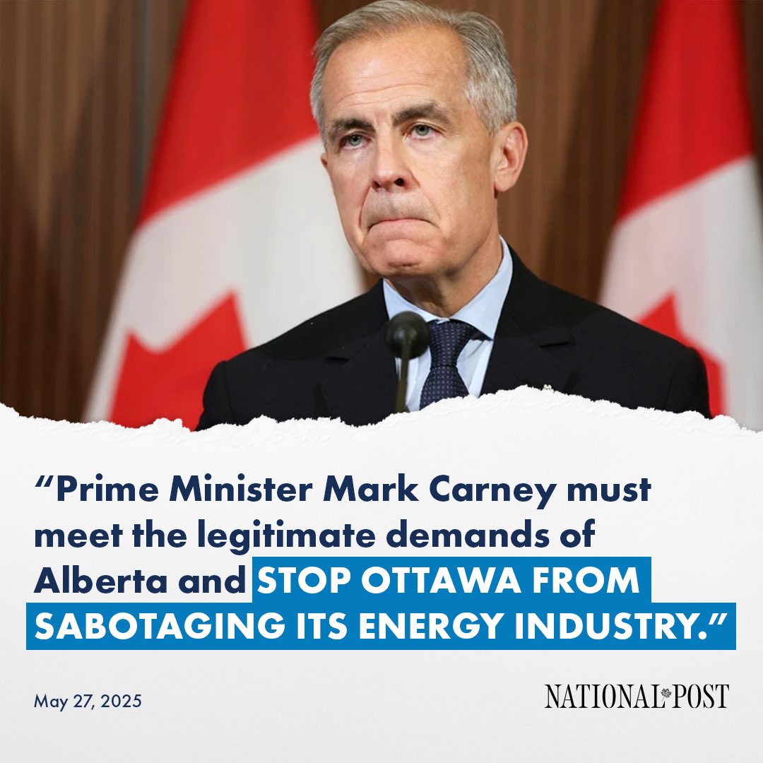 Danielle Smith (@abdaniellesmith) on Twitter photo We have some of the most abundant and accessible natural resources of any country on earth, and yet we land lock them. No other country in world would sabotage such tremendous amounts of wealth for their people.
I’ve given Prime Minister <a href="/MarkJCarney/">Mark Carney</a>, a list of reasonable We have some of the most abundant and accessible natural resources of any country on earth, and yet we land lock them. No other country in world would sabotage such tremendous amounts of wealth for their people.
I’ve given Prime Minister <a href="/MarkJCarney/">Mark Carney</a>, a list of reasonable